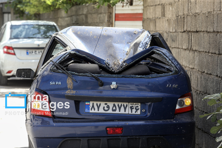 محل حمله رژیم صهیونیستی در آستانه اشرفیه