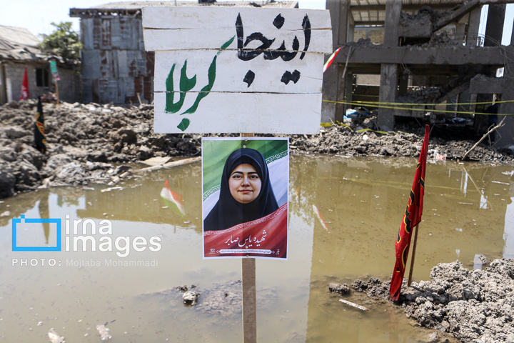 محل حمله رژیم صهیونیستی در آستانه اشرفیه