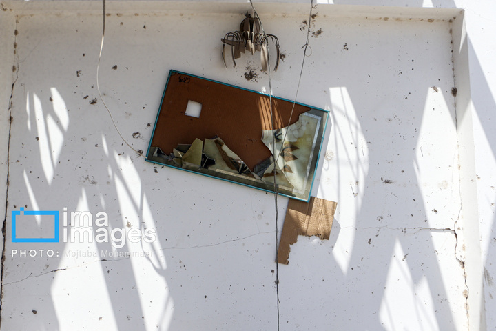 محل حمله رژیم صهیونیستی در آستانه اشرفیه