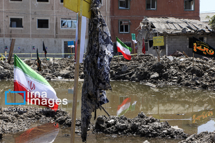 محل حمله رژیم صهیونیستی در آستانه اشرفیه