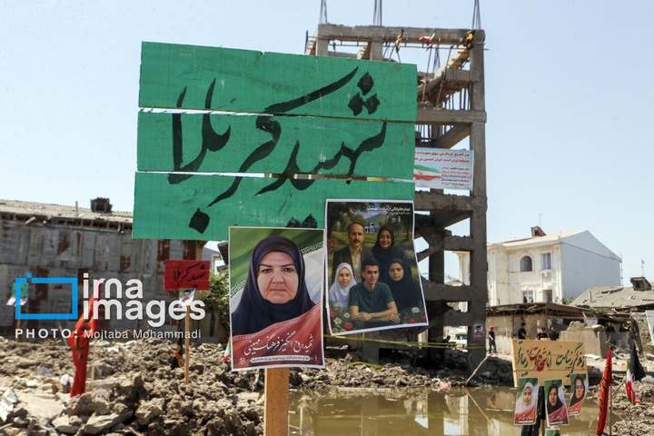 محل حمله رژیم صهیونیستی در آستانه اشرفیه