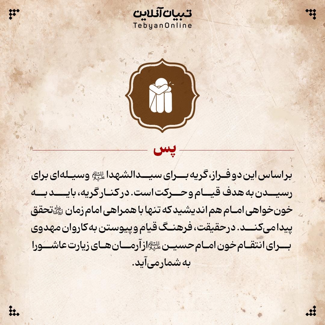 امام زمان ارواحنافداه؛ منتقم حقیقی سیدالشهدا علیه‌السلام در زیارت عاشورا