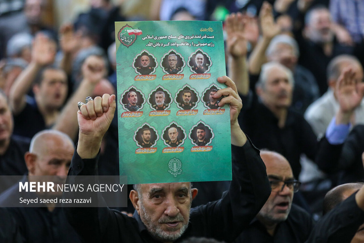 مراسم گرامیداشت شهادت سردار سرلشکر پاسدار «امیرعلی حاجی‌زاده»