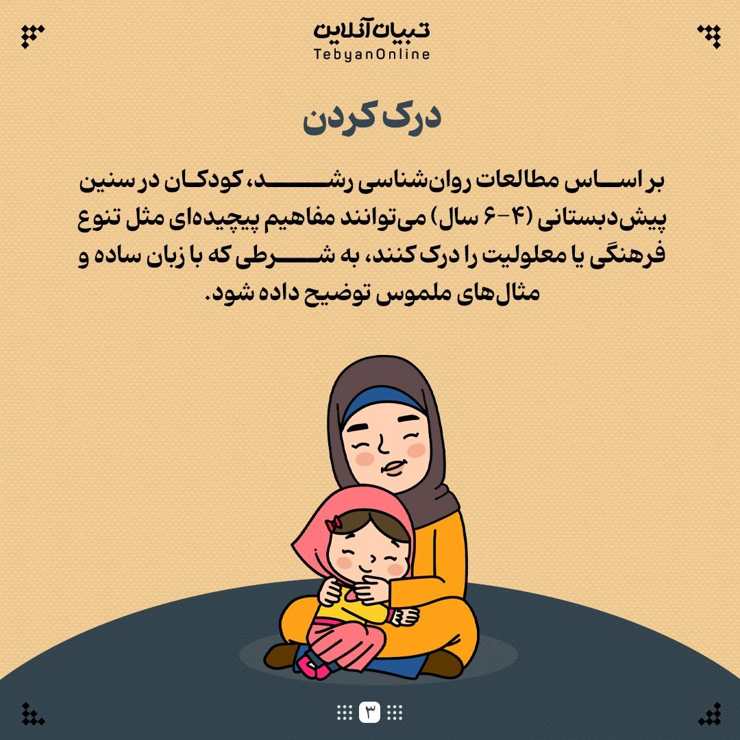 چطور تفاوت‌ها رو به بچه‌ها یاد بدیم؟