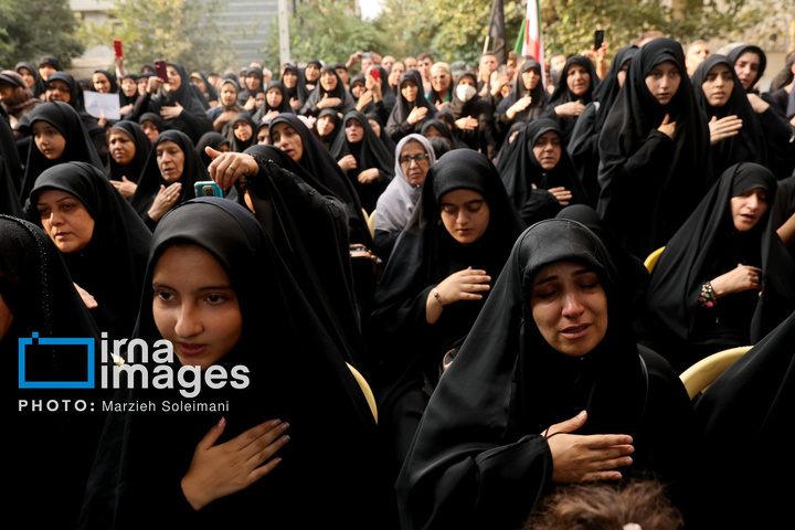 بزرگداشت شهدای حمله تروریستی رژیم صهیونیستی به نارمک