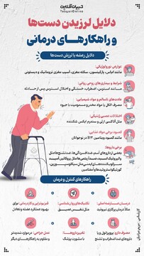 دلایل لرزیدن دست‌ها و راهکارهای درمانی