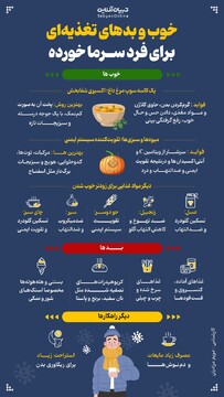 خوب و بدهای تغذیه‌ای برای فرد سرماخورده