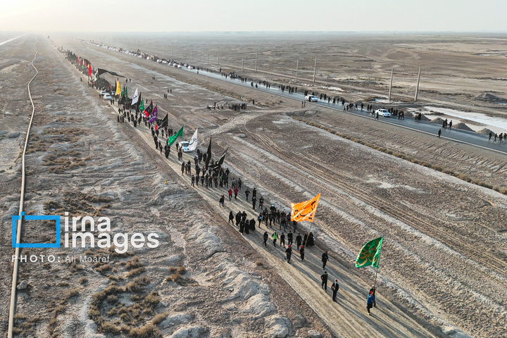 کاروان پیاده روی اربعین "عشاق الحسین" رامشیر