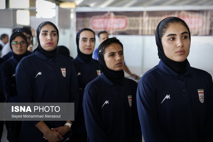 استقبال از تیم ملی فوتبال بانوان ایران - مشهد