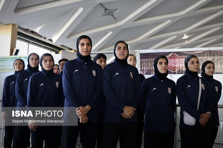 استقبال از تیم ملی فوتبال بانوان ایران - مشهد