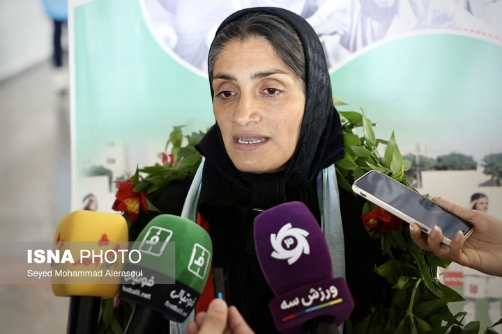 استقبال از تیم ملی فوتبال بانوان ایران - مشهد