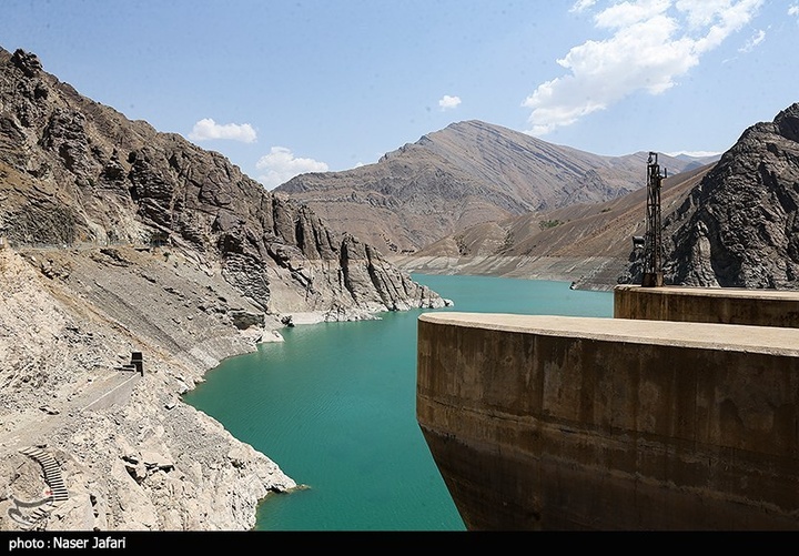 وضعیت بحرانی سد امیرکبیر کرج