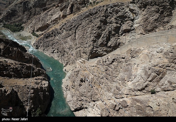 وضعیت بحرانی سد امیرکبیر کرج