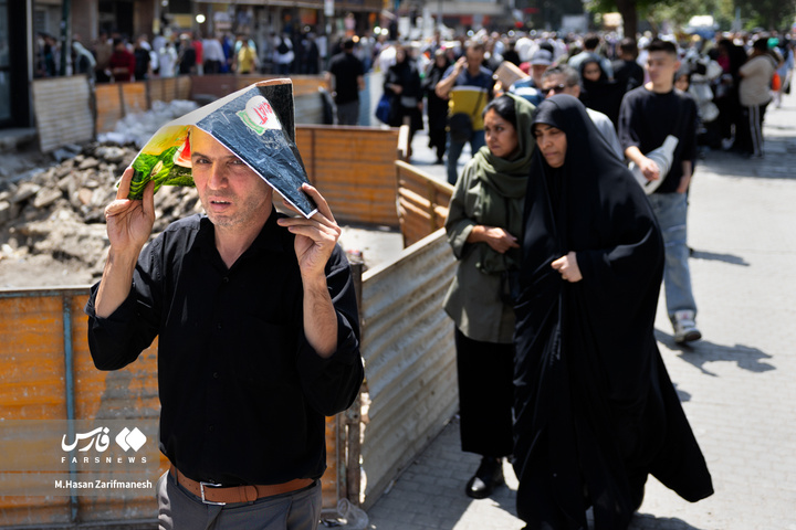 گرمای هوای تهران