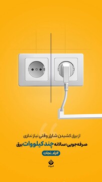 یک حرکت کوچیک، یک تاثیر بزرگ! از برق کشیدن شارژر وقتی نیاز نداری