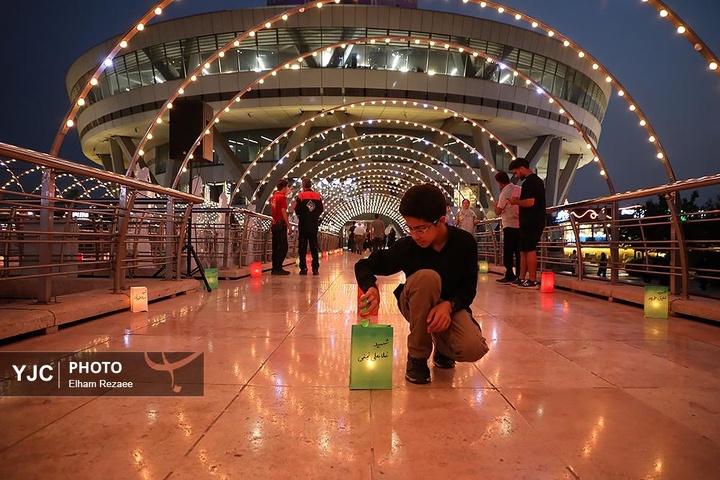 گرامیداشت شهدای جنگ ۱۲ روزه در برج میلاد