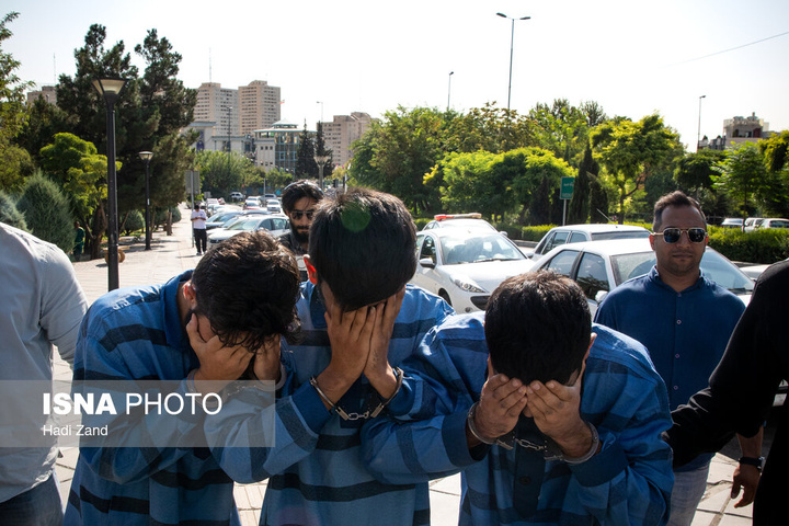 بازسازی صحنه زورگیری سعادت آباد - تهران