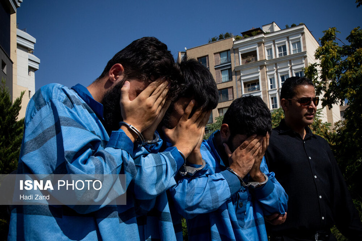 بازسازی صحنه زورگیری سعادت آباد - تهران