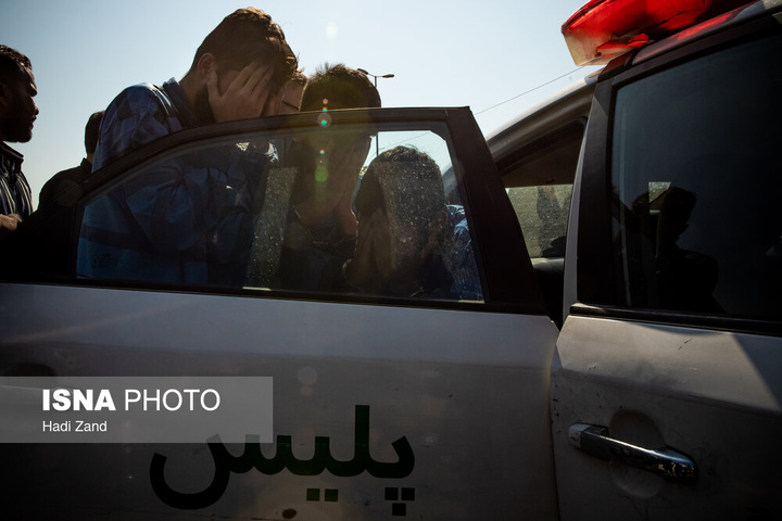 بازسازی صحنه زورگیری سعادت آباد - تهران