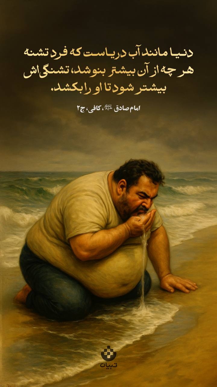 دنیا مانند آب دریاست