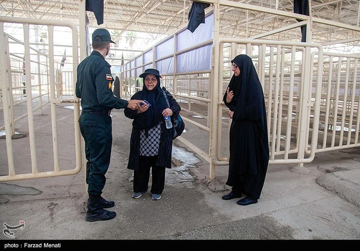 زائران اربعین حسینی در مرز خسروی