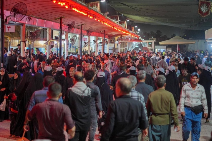 حال و هوای زائرین اربعین در سامراء