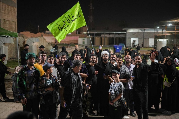 حال و هوای زائرین اربعین در سامراء