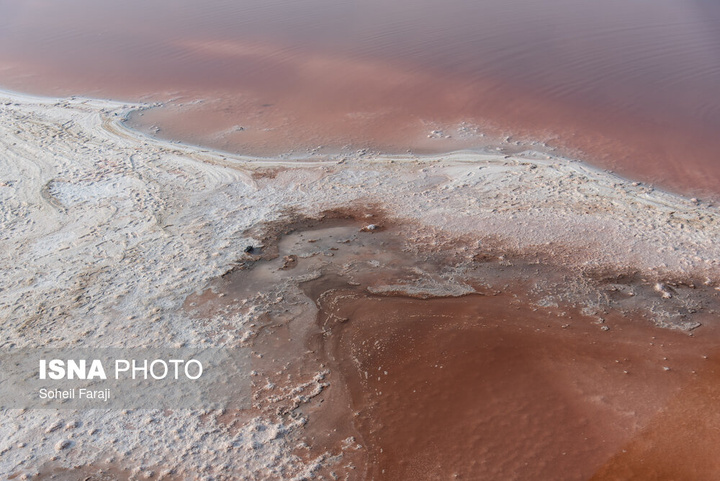 دریاچه ارومیه در آستانه خشکی کامل