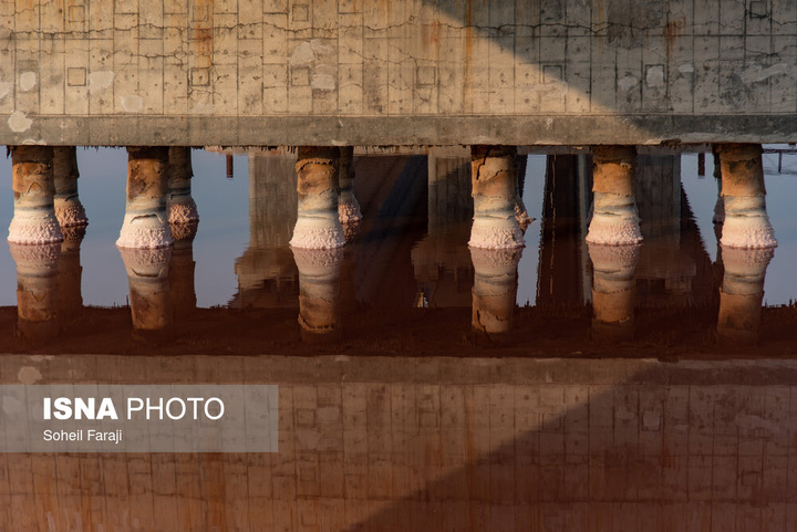 دریاچه ارومیه در آستانه خشکی کامل