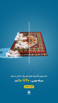 یک حرکت کوچیک، یک تاثیر بزرگ! نشستن قالیچه‌های کوچک داخل حمام