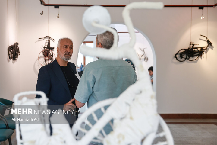 افتتاح نمایشگاه دوچرخه و کودکان غزه