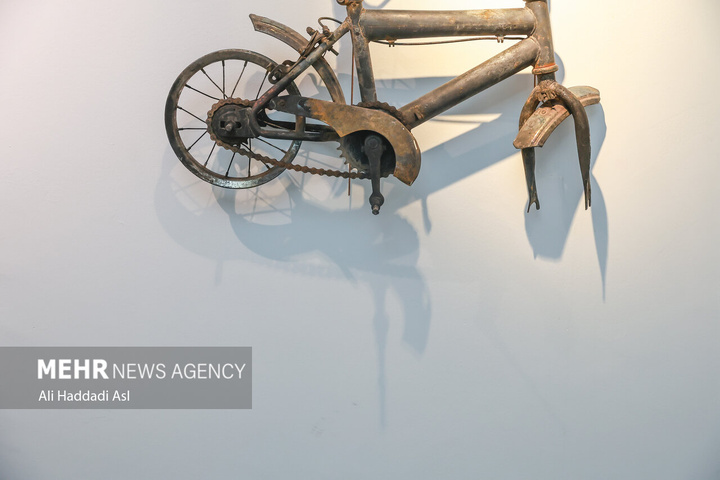 افتتاح نمایشگاه دوچرخه و کودکان غزه
