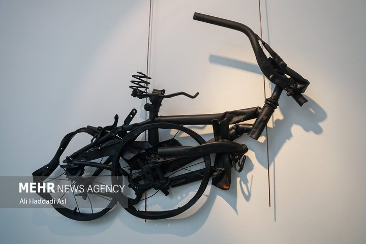 افتتاح نمایشگاه دوچرخه و کودکان غزه