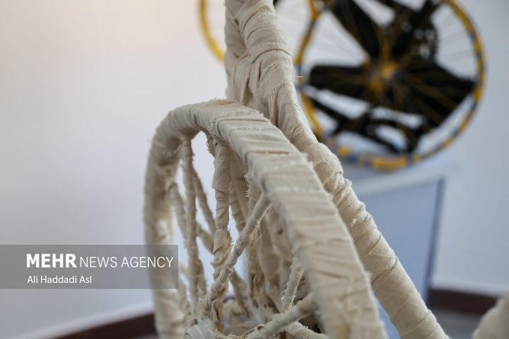 افتتاح نمایشگاه دوچرخه و کودکان غزه