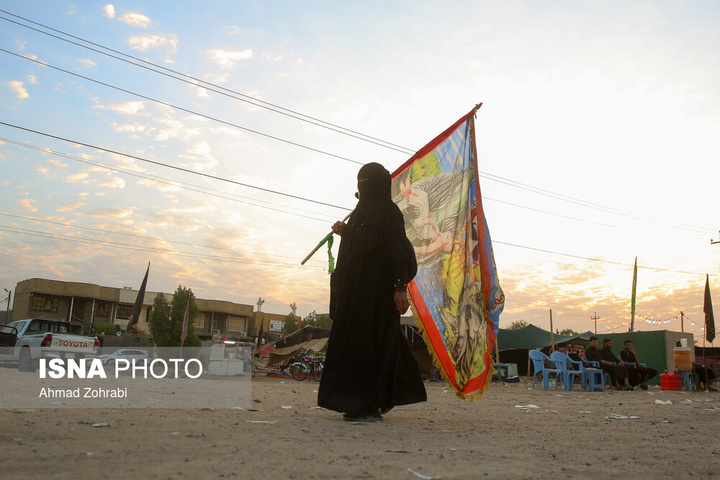 آغاز پیاده روی سحرگاهی زائران اربعین حسینی - شافعیه عراق