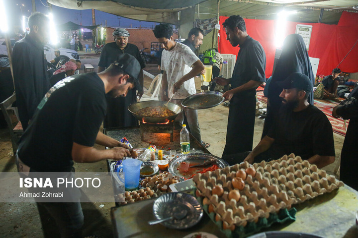 آغاز پیاده روی سحرگاهی زائران اربعین حسینی - شافعیه عراق