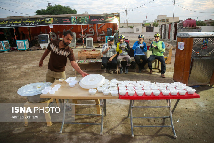 آغاز پیاده روی سحرگاهی زائران اربعین حسینی - شافعیه عراق