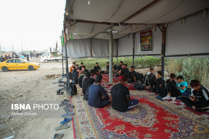 آغاز پیاده روی سحرگاهی زائران اربعین حسینی - شافعیه عراق