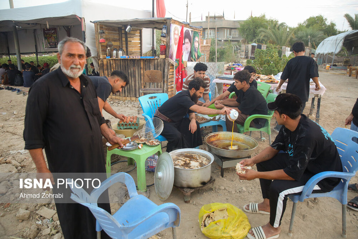 آغاز پیاده روی سحرگاهی زائران اربعین حسینی - شافعیه عراق