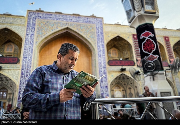 حال وهوای حرم مطهر حضرت علی علیه السلام در آستانه اربعین حسینی