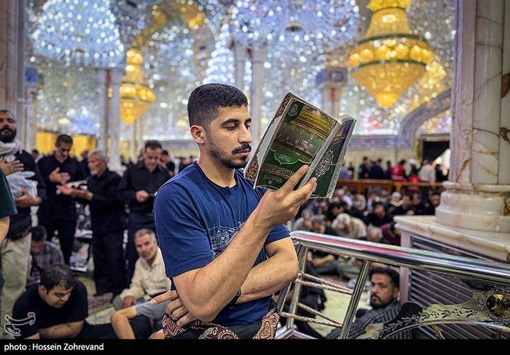 حال وهوای حرم مطهر حضرت علی علیه السلام در آستانه اربعین حسینی