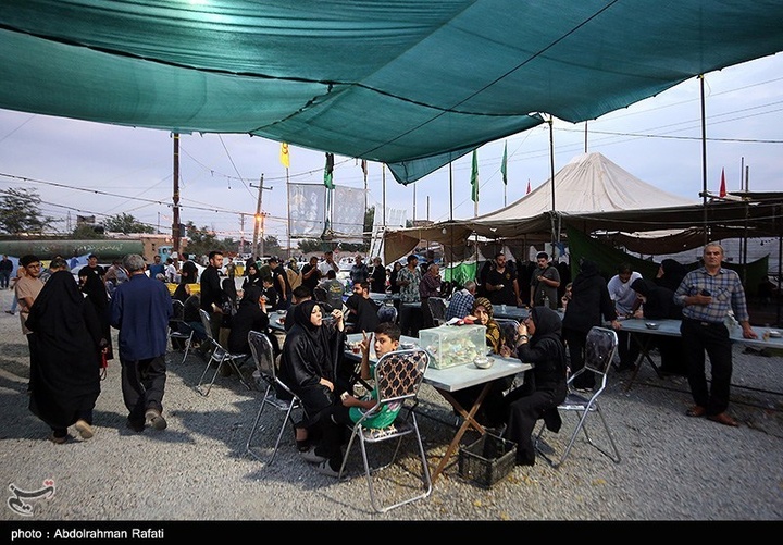 موکبهای پذیرایی از زوار اربعین حسینی در همدان