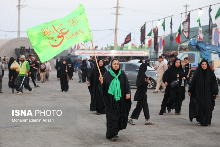 تردد زائران اربعین حسینی از مرز شلمچه
