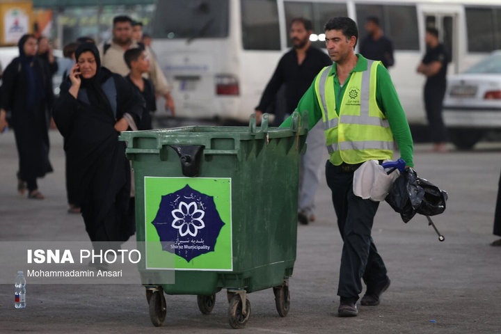 تردد زائران اربعین حسینی از مرز شلمچه
