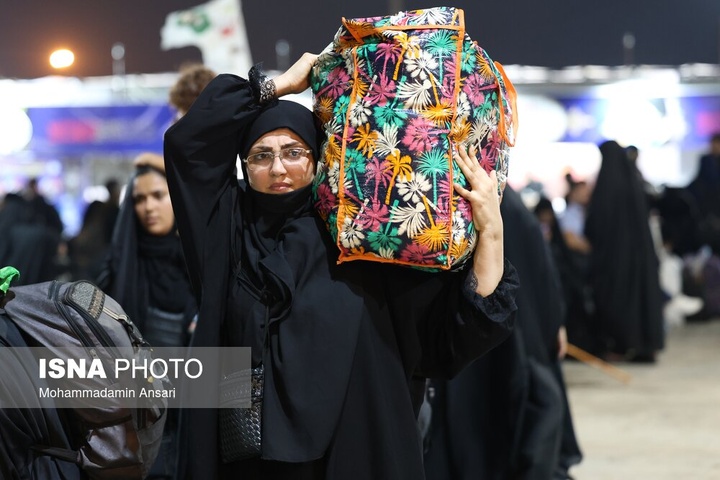 تردد زائران اربعین حسینی از مرز شلمچه