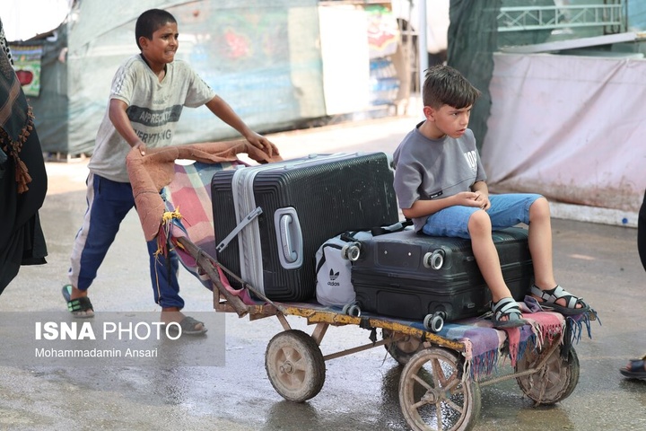 تردد زائران اربعین حسینی از مرز شلمچه