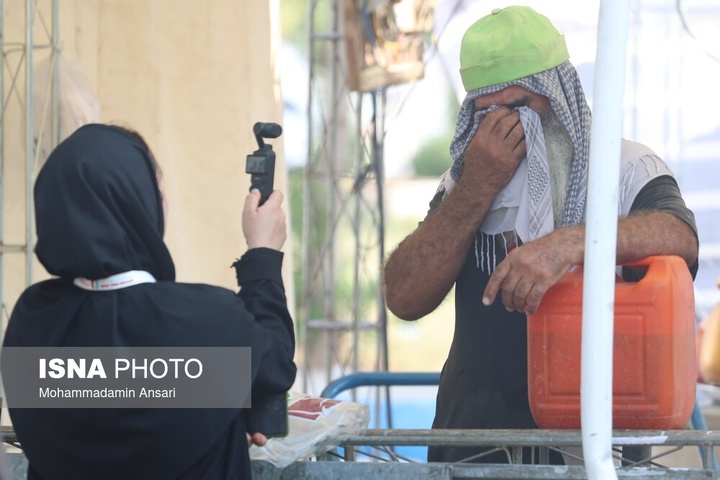 تردد زائران اربعین حسینی از مرز شلمچه