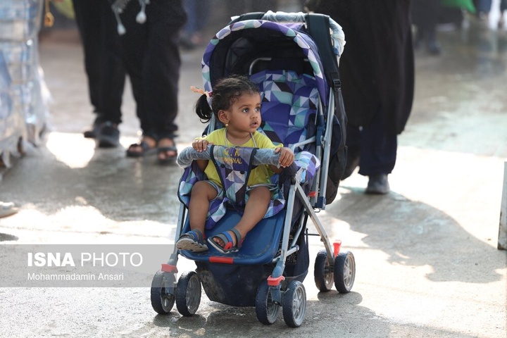 تردد زائران اربعین حسینی از مرز شلمچه
