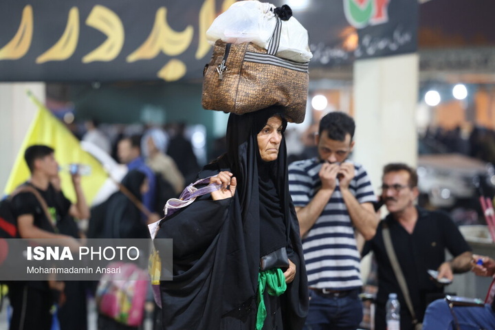 تردد زائران اربعین حسینی از مرز شلمچه