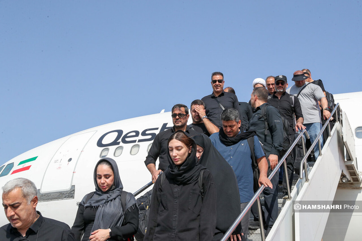 حضور ورزشکاران و قهرمانان ملی در پیاده روی اربعین حسینی